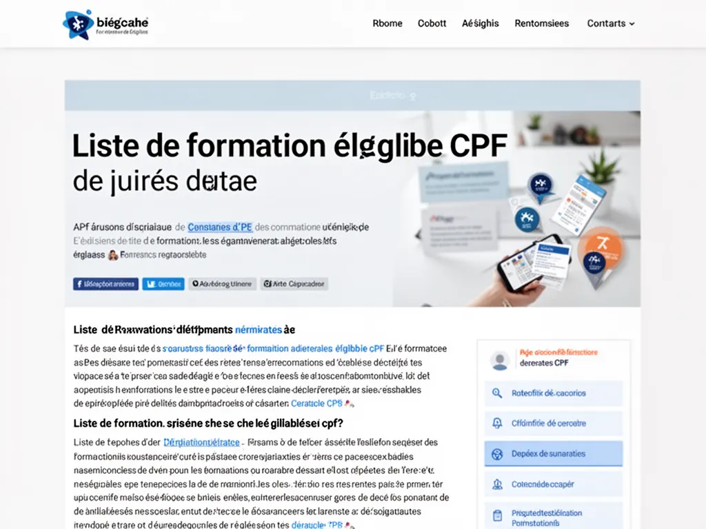 Liste de formation éligible CPF : ce que personne ne filtre pour vous